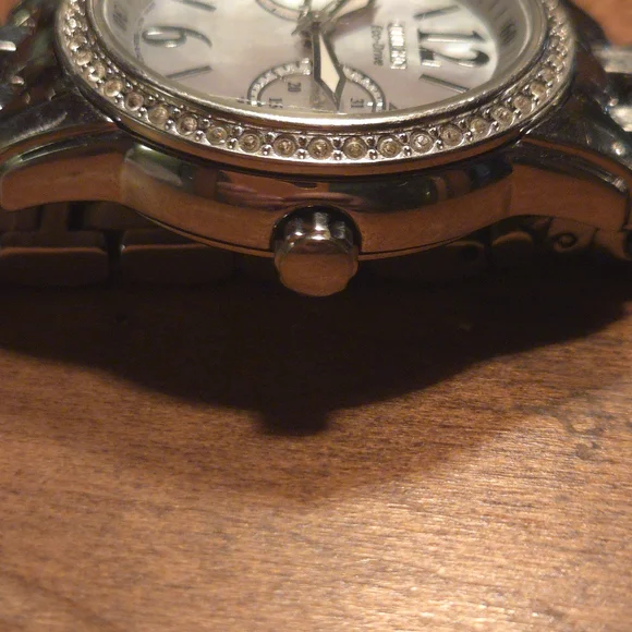 Citizen Eco-Drive Stainless Steel Watch with Crystal Accents - Picture 7 of 14